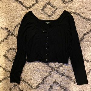 Wild Fable Henley style crop top